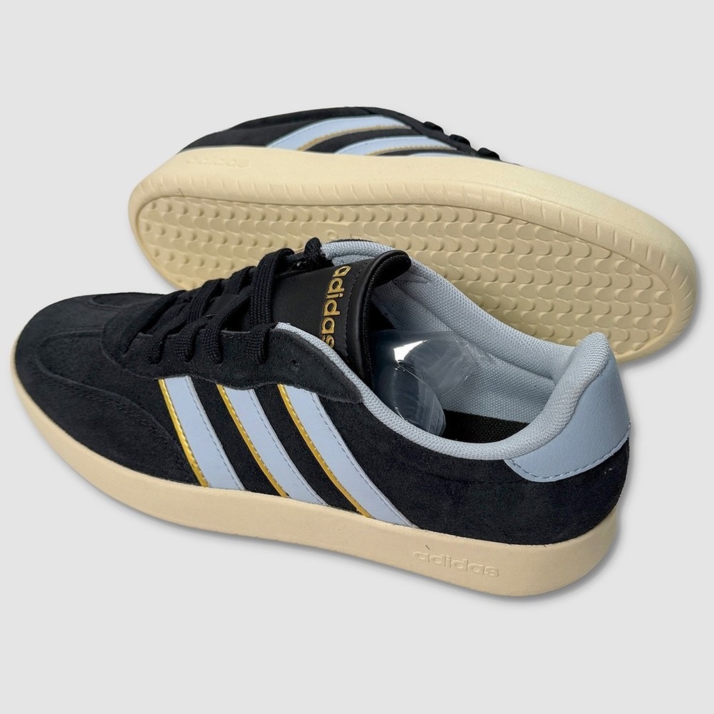 Adidas Barreda Shoes / Sneakers - NEW Womens 7 Black / Wonder Blue - #49128-TOP2